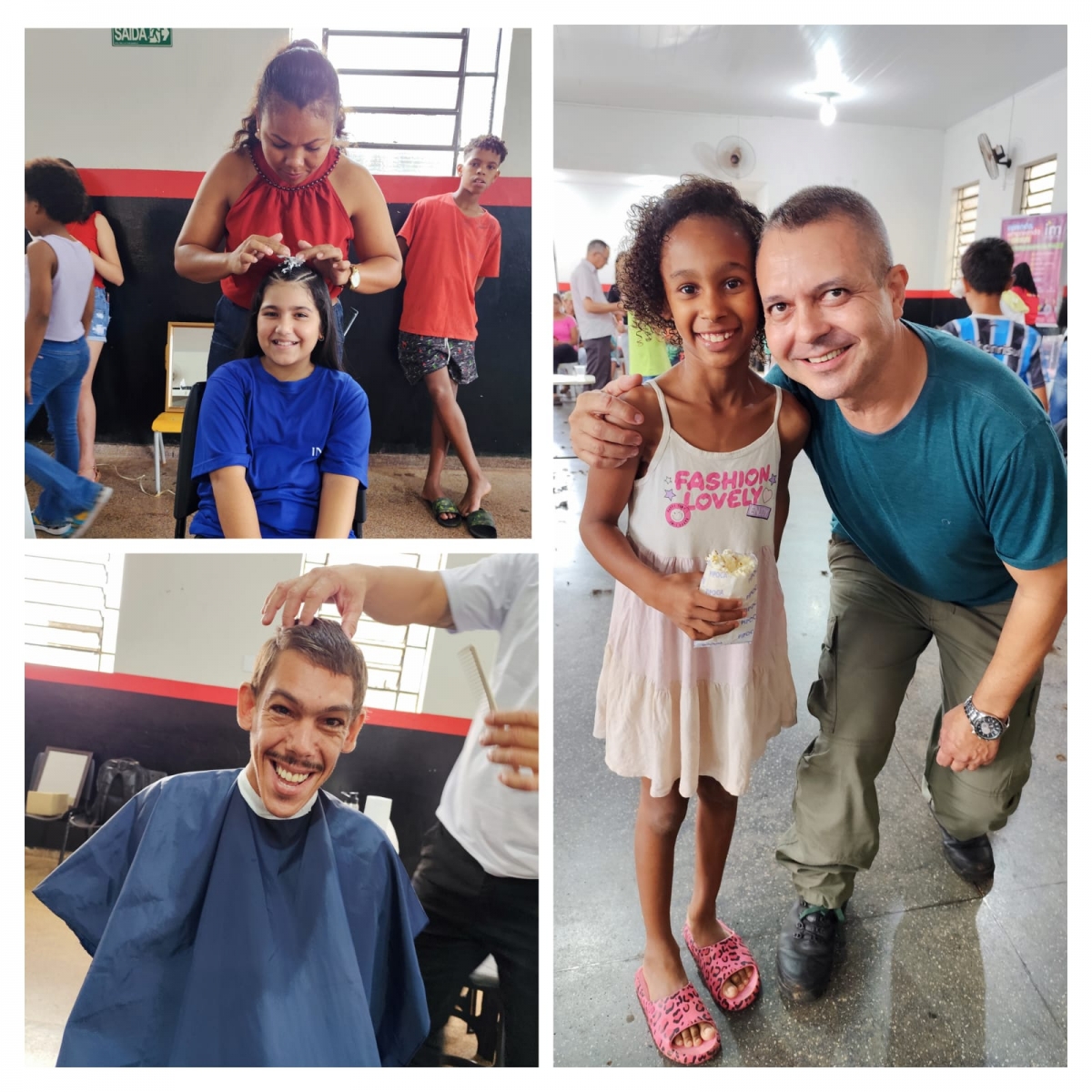 Corte de Cabelo Solidário em Vicentinópolis