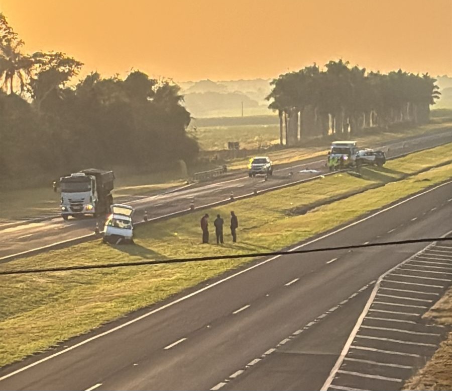 Homem morre atropelado na rodovia Marechal Rondon, neste sábado. 