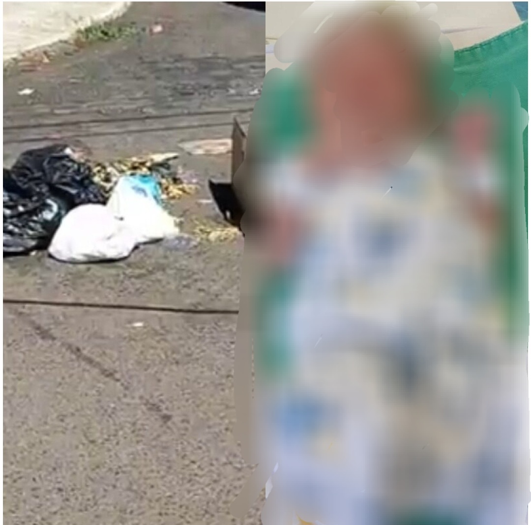 Mãe abandona recém-nascido em lixo no bairro Colinas, em Birigui. 