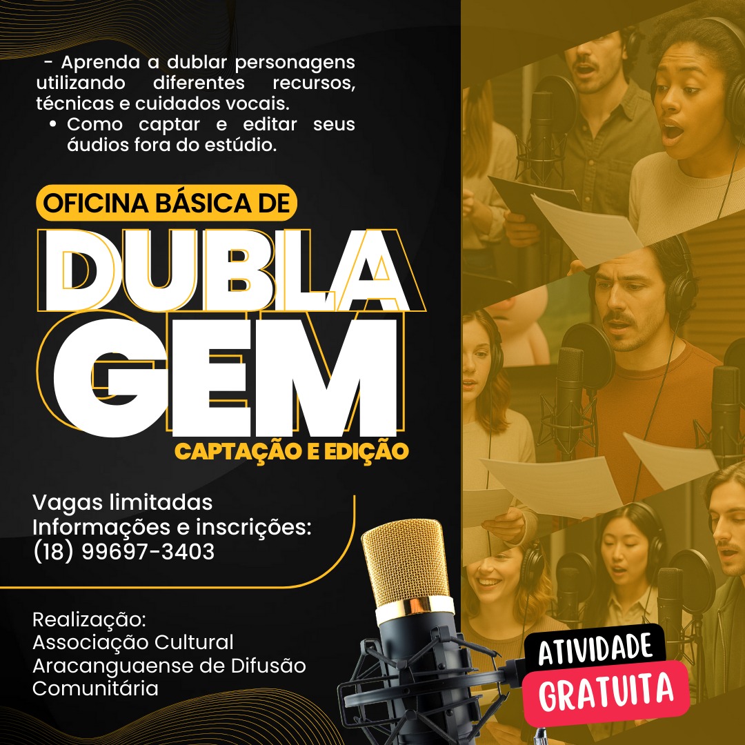 Oficina básica de dublagem