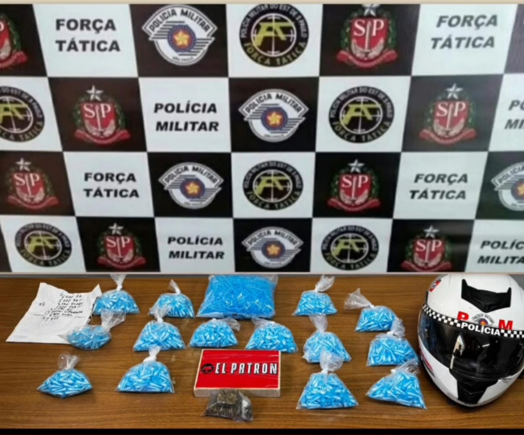ROCAM prende homem com grande quantidade de drogas em Araçatuba.